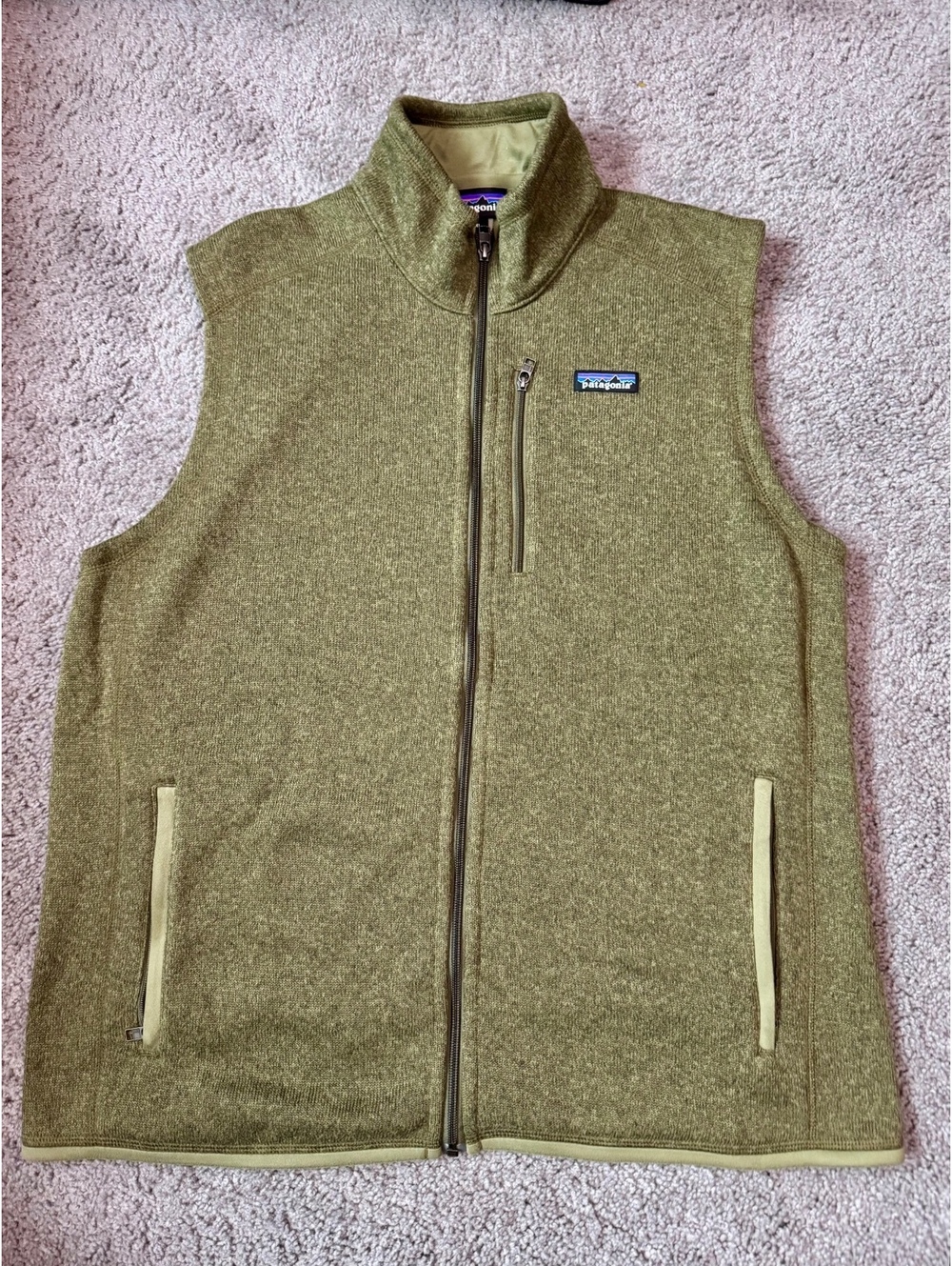 Men’s Patagonia Olive Better Sweater Fleece Vest- Size XL- Fall 2019